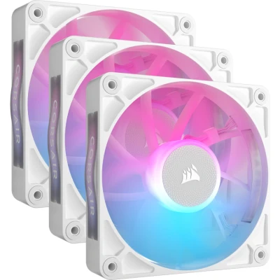 Afbeelding van Corsair iCUE LINK RX120 RGB 120mm PWM Fan Starter Kit White