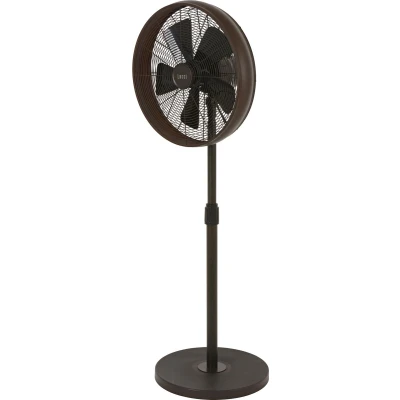 Afbeelding van Lucci Air Staande Ventilator BREEZE Brons &amp; Bruin Ø 41cm 213116EU