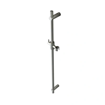 Afbeelding van HotBath Cobber losse glijstang met handdouchehouder 90 cm Geborsteld Koper PVD M311BCP Duurzaam materiaal