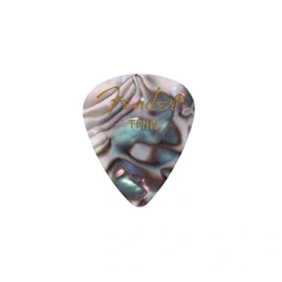 Afbeelding van Fender 351 vorm Premium plectrums Abalone Dun Set van 12 tellen
