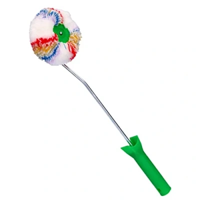 Afbeelding van ToolSpace Verfroller Professionele Kwaliteitshoekrol Ø10,5 cm met 39cm Handvat Polyacrylverfroller voor binnenschilderwerk, Ergonomische