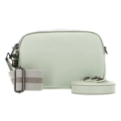 Afbeelding van FREDsBRUDER Leren Schoudertas Bestie Camera Bag Light Matcha green Mintgroen