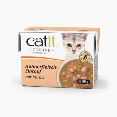 Afbeelding van Catit Cousine Kattenstoofpot, Kip met Pompoen, 95 g