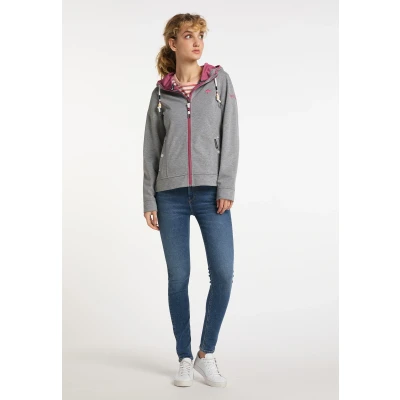 Afbeelding van Functioneel jack DREIMASTER XL / Grijs Melange Sorbet Rood 65% Polyester 35% Viscose