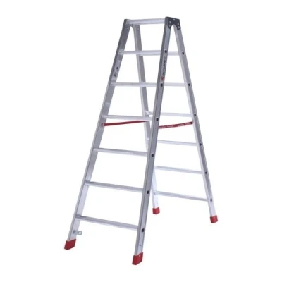 Afbeelding van Dubbele Trap 2x7 (max. werkhoogte 3,61 m)