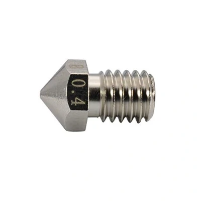 Afbeelding van 4 stks 3D Printer M6 Draad Plated Wear Resistant V6 Nozzle 3.0mm Compatibel met V5 Hotend, Titan Aero extruder, Ultimaker 2+ Extended Olsson Block 4pcs 0.4mm