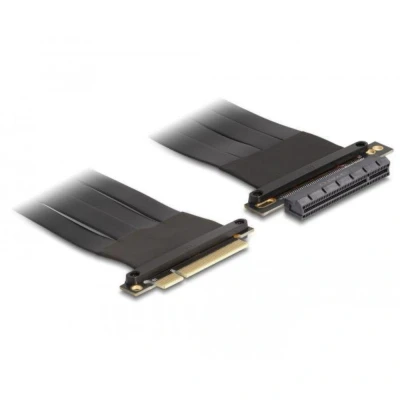 Afbeelding van Delock Riser Karte PCI Express x8 Stecker zu Slot mit Kabel 30 cm