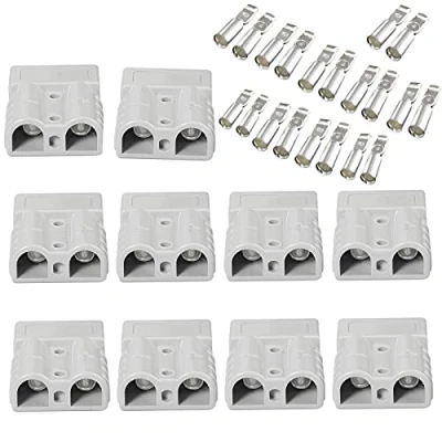Afbeelding van Bohaner 10 stuks accu connectoren, 600 V, 50 A, snelle verbinding voor Anderson heftruck, caravan, aanhanger