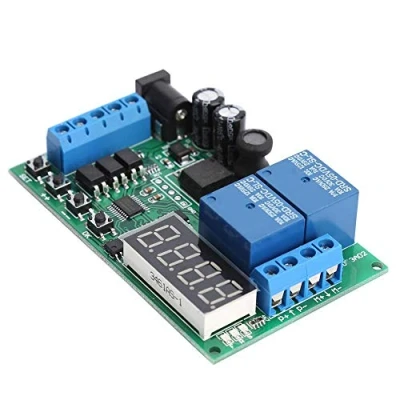 Afbeelding van 5V 24V Motor Vooruit Achteruit Controller Tijdrelais met LED
