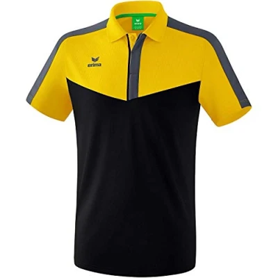 Afbeelding van Erima Squad polo geel/zwart/slate grey S /