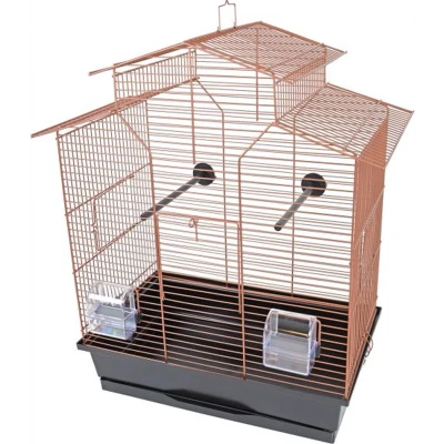Afbeelding van Interzoo vogelkooi Iza 2 koper/zwart Gebr. de Boon