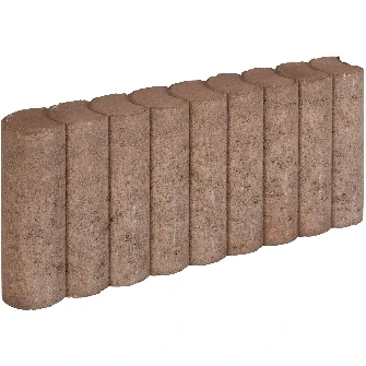 Afbeelding van Gardenlux Rondo Palissadeband 8x25x50 Cm Bruin Perfect voor uw terras!