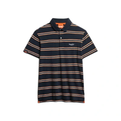 Afbeelding van Superdry Poloshirt, Heren, Maat: Medium, Eclipse navy multi stripe