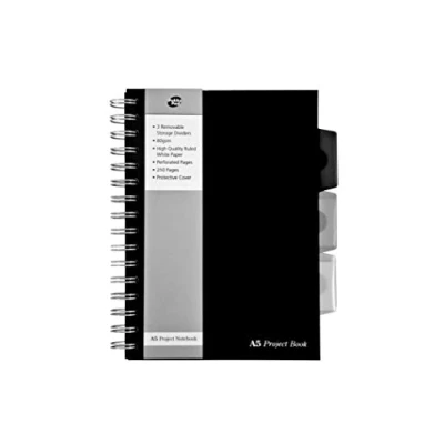 Afbeelding van Pukka Pad, Zwart Project Boek A5
