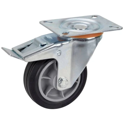 Afbeelding van dörner + helmer 716852 Zwenkwiel Wieldiameter: 100 mm Draagvermogen (max.): 70 kg 1 stuk(s)