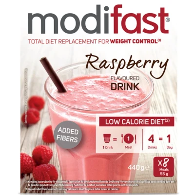 Afbeelding van Modifast Weight Control Drink Raspberry 440GR
