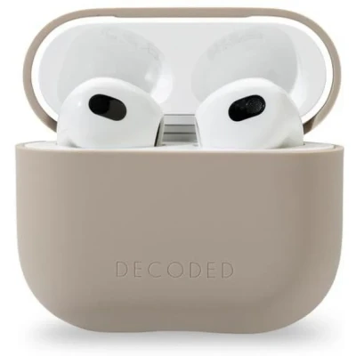 Afbeelding van Decoded Silicone AirCase Lite Apple Airpods 3rd Gen Clay