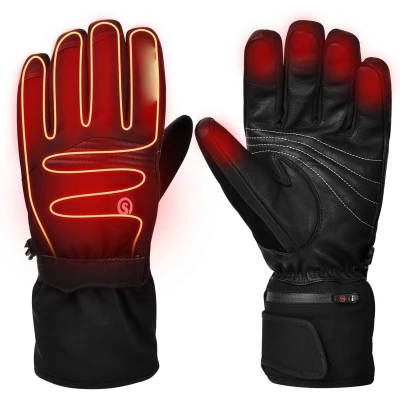 Afbeelding van Verwarmde Handschoenen Motorhandschoenen 7.4V 2200mAh Oplaadbare Lithium Ion Batterij voor Skiën, Jagen, Vissen, Fietsen, Kamperen, Wandelen Handwarmer L