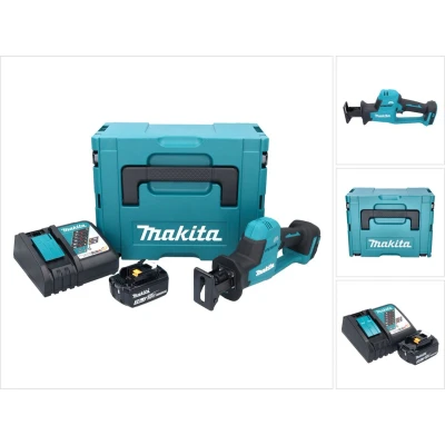 Afbeelding van Makita DJR 189 RF1J accu Reciprozaag 18 V Brushless + 1x 3.0 Ah lader Makpac