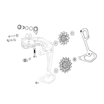 Afbeelding van Sram, Achterderailleur, (11 voudig)