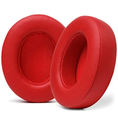 Afbeelding van WC Wicked Cushions Vervangende Oorkussens voor Beats Studio 2 &amp; 3 (B0501, B0500) Bedraad Draadloos Past NIET op SOLO Zachter PU Leer, Verbeterd Schuim Sterkere Kleefstof Rood