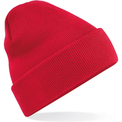 Afbeelding van Beechfield &#039;Original Cuffed Beanie&#039; Classic Red