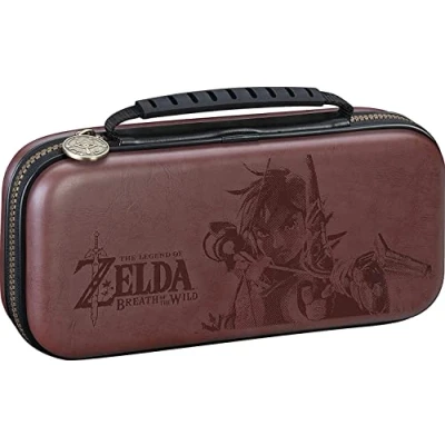 Afbeelding van Game Traveler Nintendo Switch Case Zelda Bruin