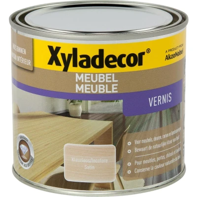 Afbeelding van Xyladecor Vernis Meubel Sneldrogend Zijdeglans 0,5l Kleurloos