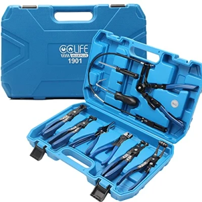 Afbeelding van CCLIFE 9 delige slangklem tang set slangklemmen slangtang auto