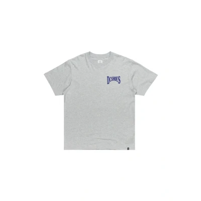 Afbeelding van DC Shoes Tshirt print, Heren, Maat: Small, Sfrh light heather grey