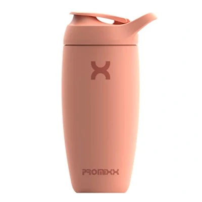 Afbeelding van Promixx Pursuit Shaker Bottle New Edition geïsoleerde roestvrijstalen waterfles en blenderbeker, 550ml, koraal