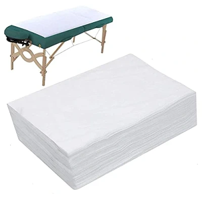 Afbeelding van 20 stuks wegwerp niet geweven lakens, waterdicht en oliebestendig, massagetafellakens, dikke beddenhoes, stoffen bedpads voor spa club, schoonheidssalon, hotels, tatoeage, wimperbed, 80 cm x 172