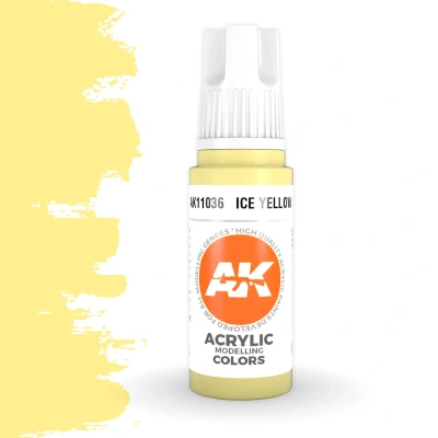 Afbeelding van Ice Yellow Acrylic Modelling Colors 17ml AK11036