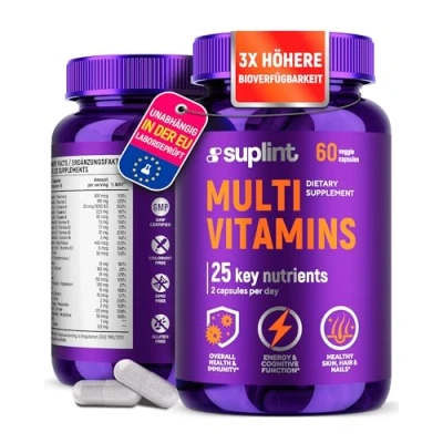 Afbeelding van Multi Vitamine Multivitamines 60 capsules 25 vitaminen en mineralen