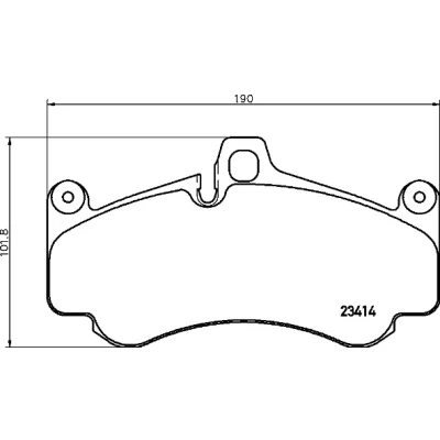 Afbeelding van Brembo Remblokset P 65 032