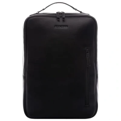 Afbeelding van FEYNSINN TJARK rugzak van premium leer, leren voor heren en dames, 15 inch laptopvak, zwart, handgemaakt, M