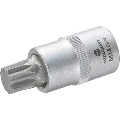 Afbeelding van TOOLCRAFT 816171 Veeltand (XZN) Dopsleutel bitinzet 14 mm 1/2 (12.5 mm)