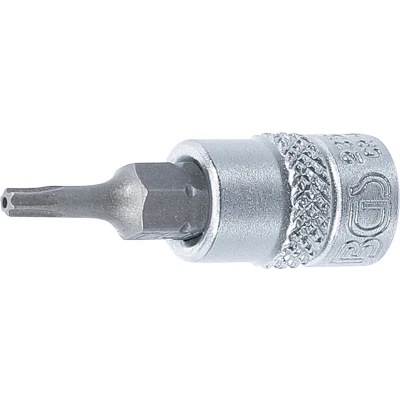 Afbeelding van BGS Dopsleutelbit 1/4&quot; Torx met boring T10