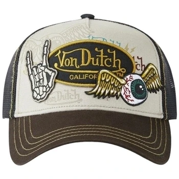 Afbeelding van Vondutch Green/Ecru/Black Trucker Snapback PATCHES Cap