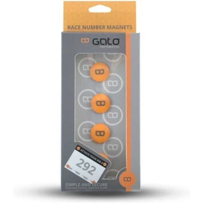 Afbeelding van Gato Race number magnet orange one size