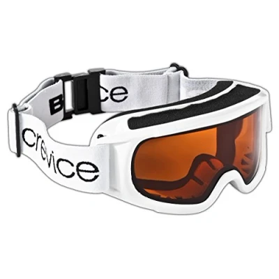 Afbeelding van Black Crevice Dames skibril met dubbele lens, BCR041003, wit/oranje