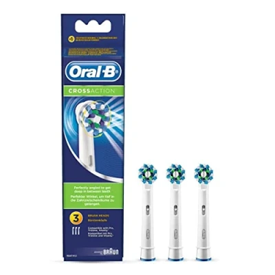 Afbeelding van Oral B Cross Action CleanMaximiser Technologie Opzetborstels 3 Stuks