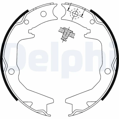 Afbeelding van Delphi Diesel Remschoen set LS1913