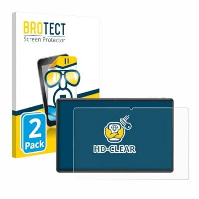 Afbeelding van BROTECT Screenprotector voor Facetel Q7 11&quot; Folie Beschermfolie transparant (2 Stuks)