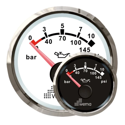 Afbeelding van Wema NMEA 2000 Oliedrukmeter Wit