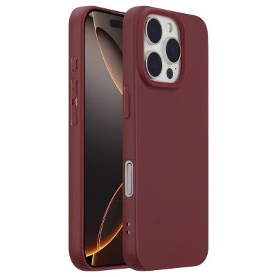 Afbeelding van imoshion Hoesje Geschikt voor iPhone 16 Pro Color Backcover Wine Red