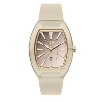 Afbeelding van ICE Watch boliday Dome Almond skin sunset 024039 Horloge Rubber Crème Ø 40 mm