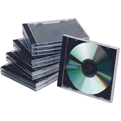 Afbeelding van Pudelko na plyte CD/DVD Q CONNECT, standard przezroczyste 10 sztuk