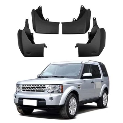 Afbeelding van 4 Stuks Auto Spatlappen voor Land Rover Discovery 2009 2016, Spatbord Voor/Achter Wiel Spatschermen Lichaam Accessoires