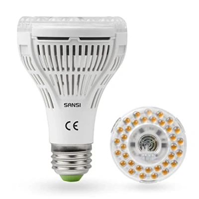 Afbeelding van SANSI Led gloeilamp voor planten binnenshuis, 15 W, komt overeen met 150 E27, kunstlicht tuin, broeikas, hydrocultuur, W